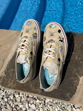 Vans One Piece Straw Sneakers
